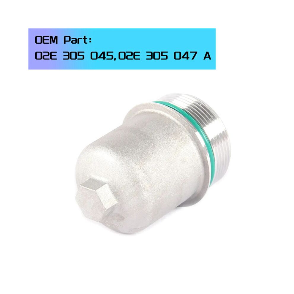 New Automatic Transmission Filter Housing Dq250 02E For Vw Beetle Jetta Passat Audi A3 Q2 Tt Skoda 02E305047a, 02E305045 Silver 4852693577040