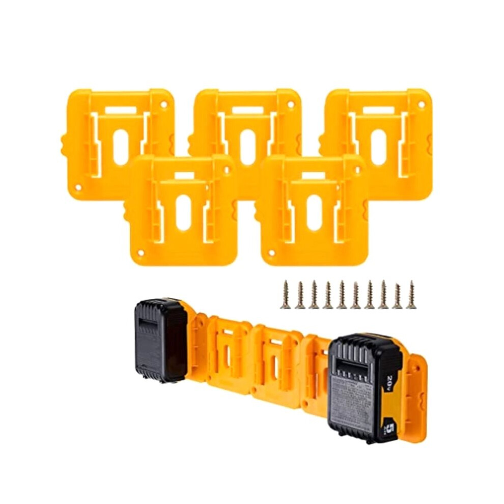 For Dewalt 20V 60V Battery Holder Set Battery Dock Organiser Engineered For Enhanced Longevity Organizational Efficiency 4852367064715
