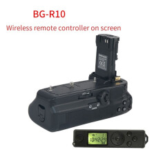 BG-R10 Griff für Canon EOS R5 R5C R6 SLR-Kamera Akkufach Vertikaler Aufnahmegriff mit drahtloser Fernbedienung