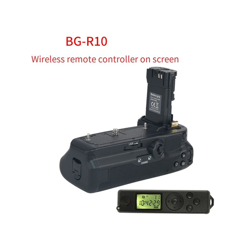 Bg-R10 Handle For Canon Eos R5 R5c R6 Slr Camera Battery Box Vertical Shooting Handle With Wireless Remote Control 4852367021688