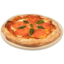 Pizzastein, runder 15-Zoll-Backstein aus Keramik, ideal zum Kochen, Backen und Grillen von Brot und Pizza.