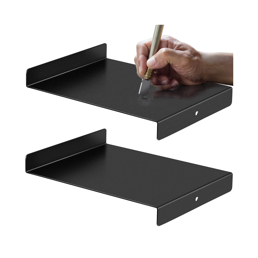2Pcs Bench Hook Metal Inking Plate Linoleum Printmaking Block Stop Ink Plate Block Printing Supplies For Block 4851514180254