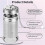Stainless Steel Tea Strainers Set Extra Fine Mesh Tea Infuser for Loose Leaf Tea-Updated Slim Threaded Lid for Black Tea 2
