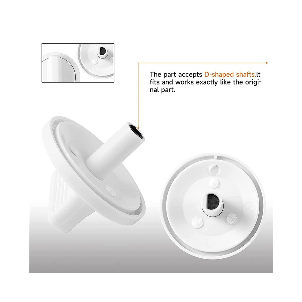 2X We01x10160 Timer Knob Parts Washer/Dryer - Replaces Ap3207448 Ps755794 We01x10069 4852537320382