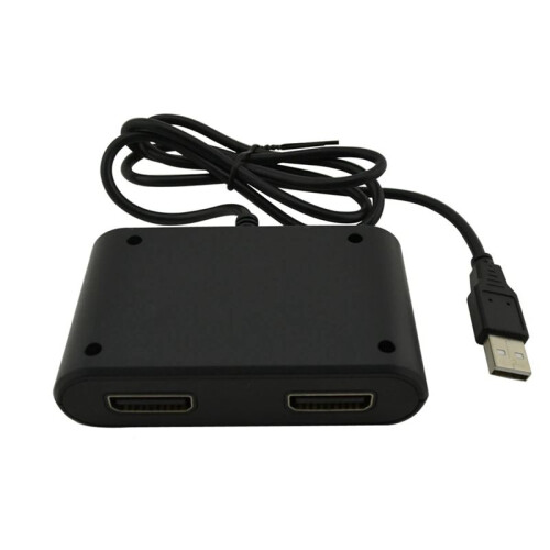 USB Controller Adapter for  Saturn SS Controller Game Pad to PC USB Adapter Dual Port 1
