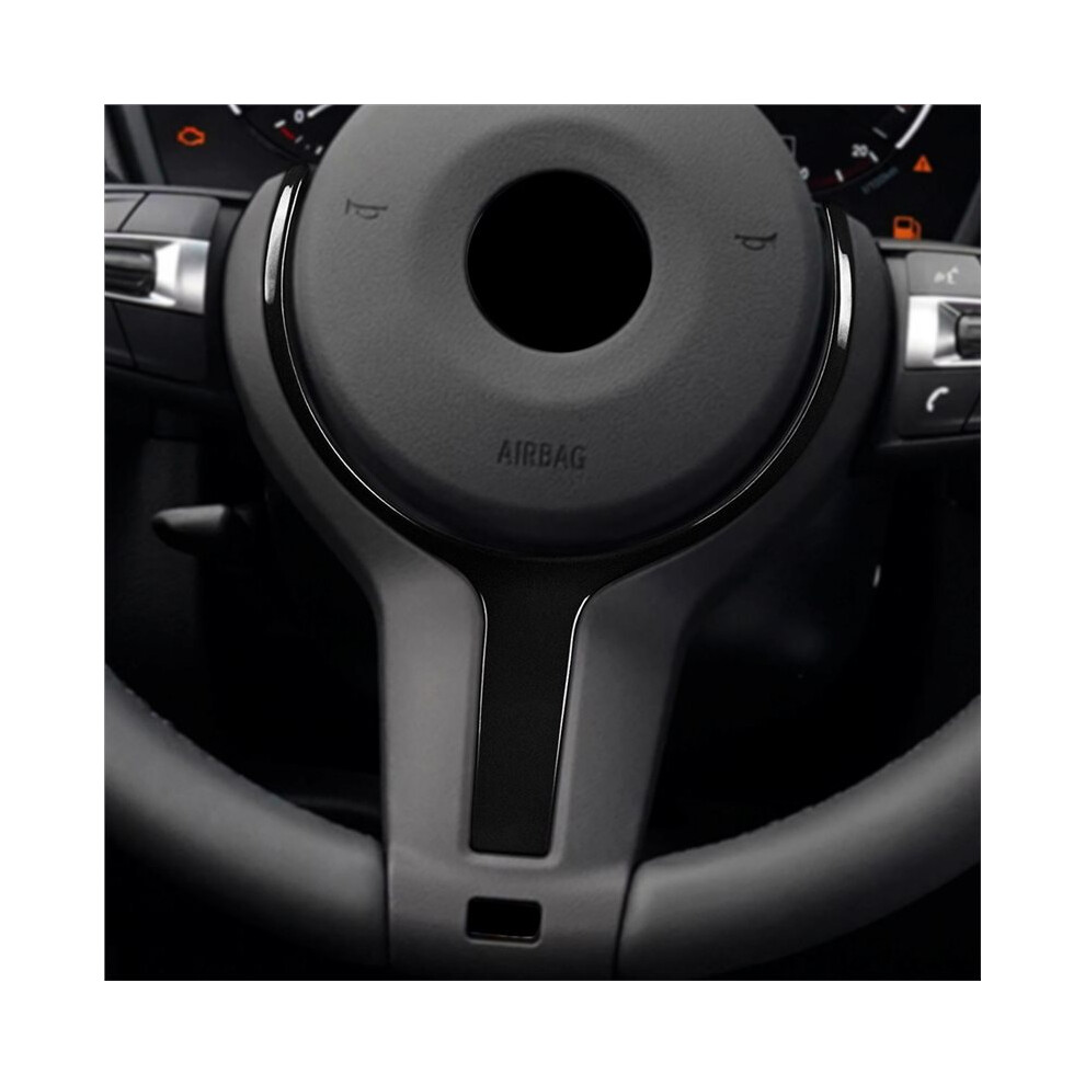 Steering Wheel Trim Car Accessories For Bmw F20 F22 F30 F31 F32 F33 F35 F36 F10 F06 F12 F13 F15 F16 Black 4852367065040
