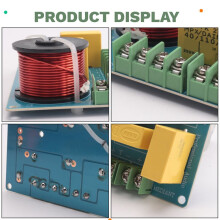 2 PièCes 200W 3 Voies Audio Hifi Filtre Circuit Imprimé Haut-Parleur StéRéO Filtres CroiséS Aigus/Basses 3 UnitéS Diviseurs de FréQuence