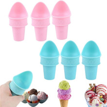 Eiswaffellöffel, Eiswaffellöffel für Kinder, wiederverwendbarer Mini-Eiswaffellöffel
