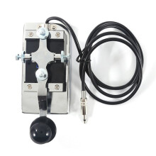 CW Morse Sleutel Handmatige Telegraaf Morse Sleutel voor Kortegolf Radio DIY Telegraaf Sleutel Radiocommunicatie Lesmateriaal 3,5 mm