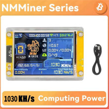 1030KH/S NMMiner NerdMiner Upgraded Harshrate 2.4 Inch Smart Display Bitcoin Crypto Solo Lottery Miner NerdMiner