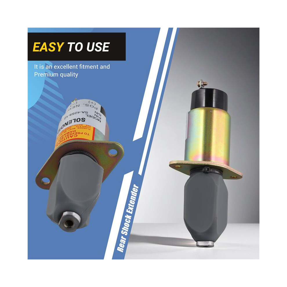 Fuel Shut Off Solenoid Sa-4259 1751-12A6u1b1s5 1751-24A6u1b1s5 For Kubota Cummins 4852367093432
