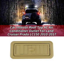 Car Interior Roof Top A/C Air Conditioner Outlet AC Vents for Toyota Land Cruiser Prado LC150 150 2010-2017 Cream Color