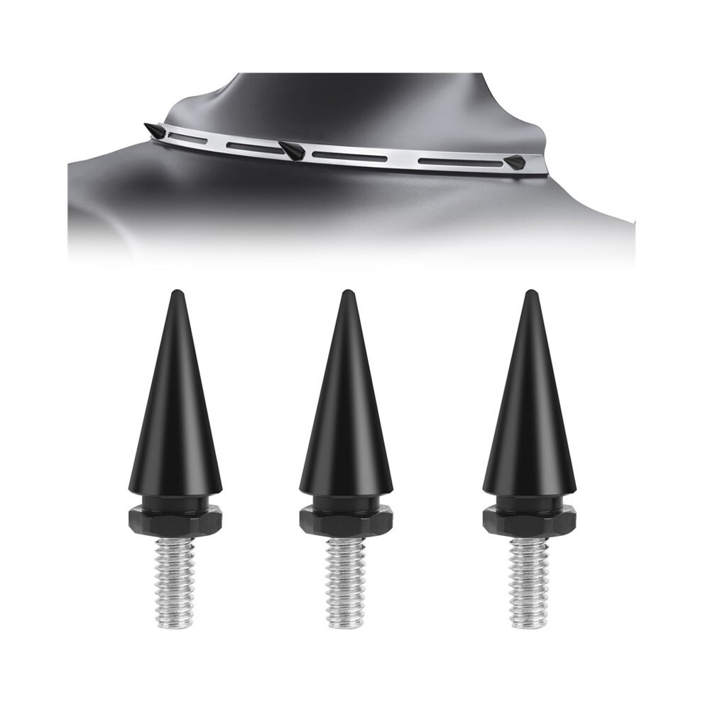 3Pcs Motorcycle Windshield Bolts,Fairing Bolts For Harley Davidson Electra Glide,Ultra Limited, Tri Glide 1996-2013 4852367051890