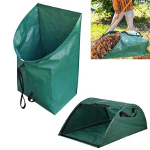 Vielseitige Abfallsäcke – Tragbarer, wiederverwendbarer Laubsammler für Garten, Rasen und Gewächshauskompostierung, 100 x 55 x 40 cm