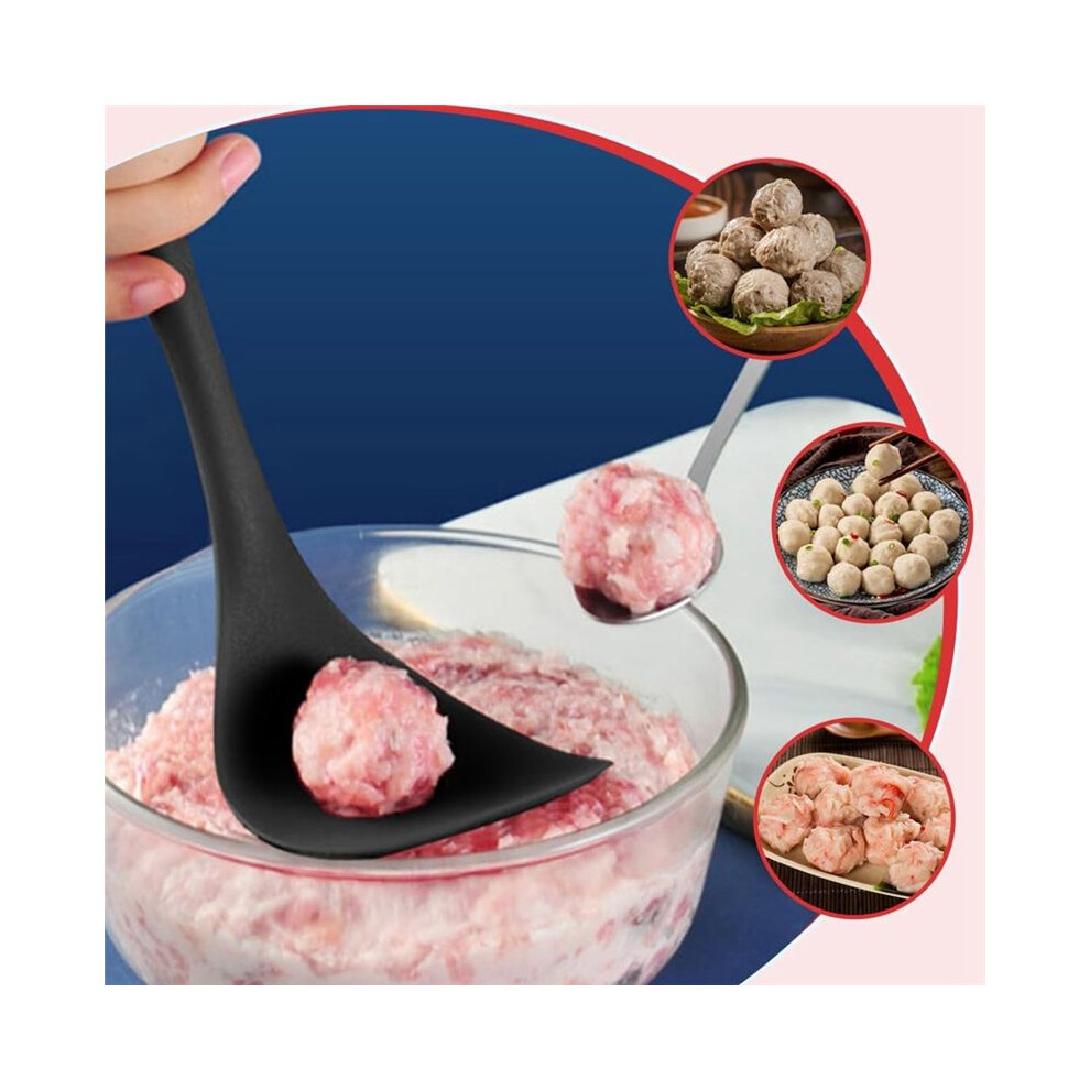 Meatball Making Tools, Non-Stick Meatball Spoon Ball Maker Silicone Meatball Fish Ball Spoon Meatball Making Tools C 4852367098154