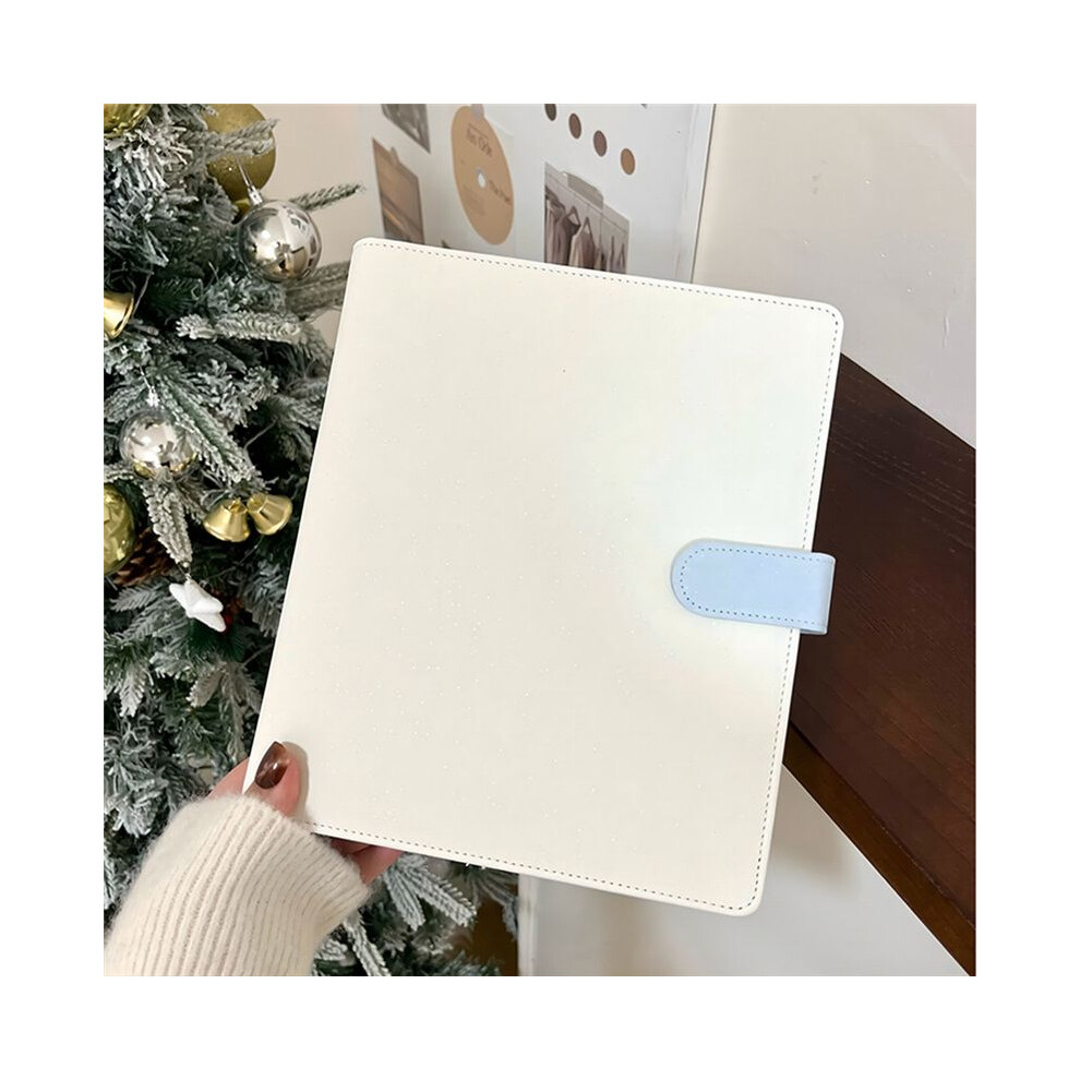 A5 Binder Photocard Holder Idol Photo Album Cards Storage Kawaii Stationery & White/Pink 4852693509010