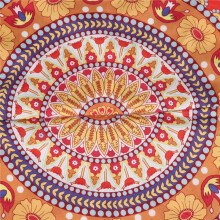 Indian Mandala Floor Pillows Round Bohemian Cushion Cushions Pillows Cover Case 13