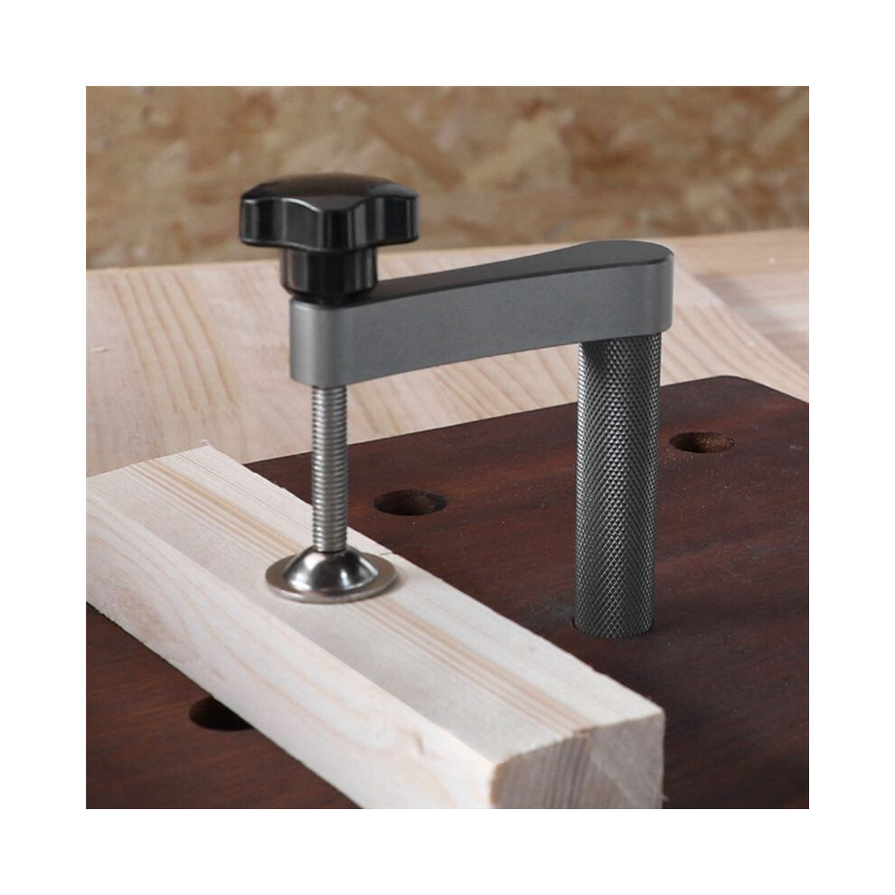 2Pcs 20Mm Woodworking Fast Press Desktop Pressure Clamp Manual Clamping Aluminum Alloy Parts Workbench Diy Tool 4852693592234