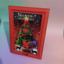 Frame Candy Dispenser Christmas Organizer Home Decor Christmas Candy Box Dispenser Photo Frame for Vending Bean Cereal