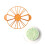 Cake Slice Divider with Adjustable Portion Marker, Double Sided Cutter for 10 or 12 Precise Slices 1