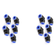 10Pcs 5/16 Inch Elbow Quick Connector Tube Fittings for Water Filter System