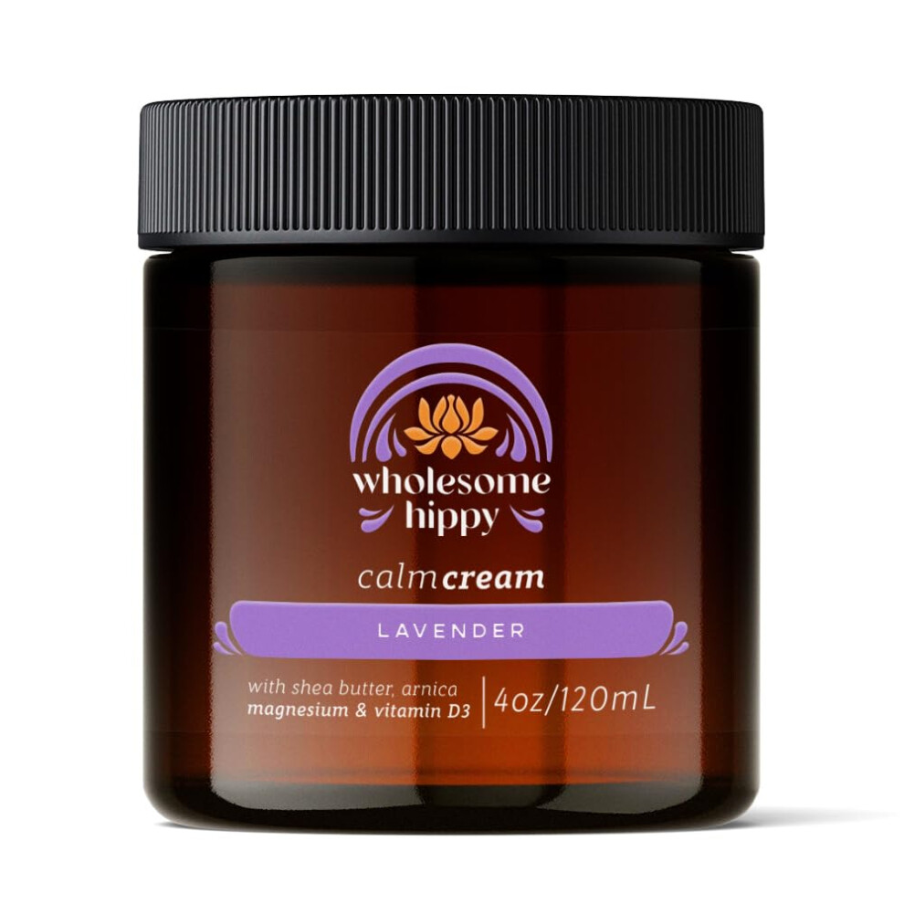 Magnesium Body Cream with Lavender and Arnica for Deep Hydration and Muscle Recovery, 4oz
