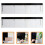 8Pcs Computer Monitor Sticky Memo Boards Clear Screen Note Organizer 9