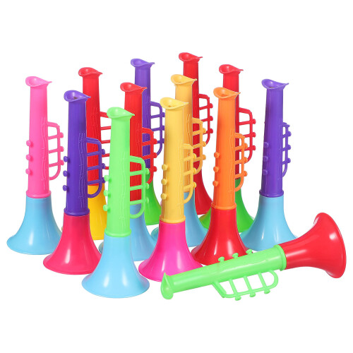 100Stk Kinder Trompeten Spielzeug ABS Material Mini Instrumente