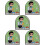 5Pcs 5 Minute Sand Timer Multi Color Bathroom Timer for Kids 10