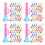 100Stk Kinder Trompeten Spielzeug ABS Material Mini Instrumente 6