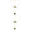 2Sets Damen Weihnachts Halskette Ohrringe Modeschmuck Farben 5