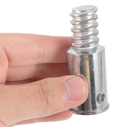 5Stk Verlängerungsstab Gewinde Adapter Aluminium Silber Ersatz 1