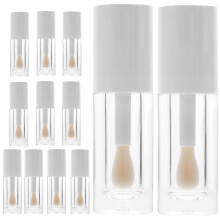 60Stk Kunststoff Lippenbalsam Flaschen Transparent Mit Applikator