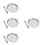 4Sets 6- Escargot Backplatten Serviergeschirr 4