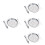 4Sets 6- Escargot Backplatten Serviergeschirr 5