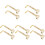 10Stk Violin Kinnhalter Messing Stabil Goldfarbig Langlebig 2