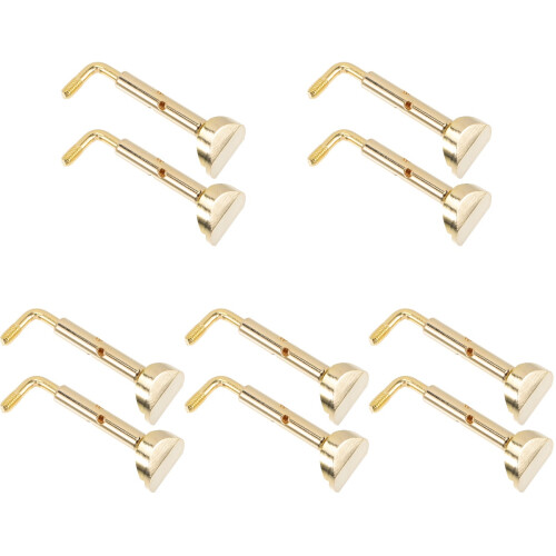 10Stk Violin Kinnhalter Messing Stabil Goldfarbig Langlebig 1