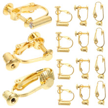 150Stk Clip on Ohrring Halter Golden Für Schmuckideen