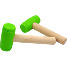 8Stk Simulations Holzhammer Für Kinder Grün Spielzeug Set