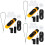 3Stk Portables ABS Kazoo Musikinstrument Für Performance 5