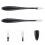 5Sets Künstler Skizzenwischer Schwarz Tragbar Robust Alltagsnutzung 6
