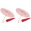 4Stk Handgefertigte Rote Papierregenschirme DIY 2