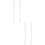 4Pièces Mèches Simple Coton Blanches Pour Torche Tiki Lampe 6