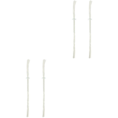 4Pièces Mèches Simple Coton Blanches Pour Torche Tiki Lampe 1