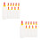 2Ensembles Pour Agneaux Veaux Blancs En Plastique Durable 7