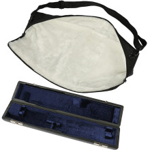 2Ensembles Sacoche Flûte Portable Noire En Oxford Protection Fiable