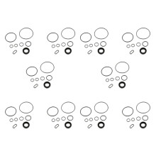 10 SET Kit de VedaçãO de Reparo de Bomba de DireçãO Hidráulica para  Accord 2003-2007 CRV 2002-2006 para  2005-2008 06539-PLA-A01