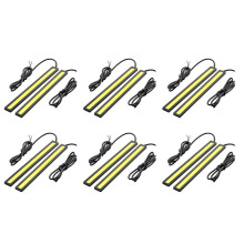 12 X Impermeable Super Brillante Coche DRL Niebla Conducir LÁmparas COB LED Luz Blanca