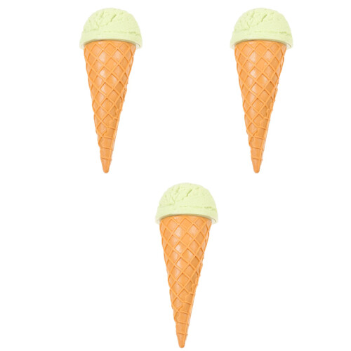3Pièces Glace Factice Simulation Pour Accessoires Photo 2