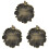 3Pièces Porte-Encre Design Raffiné Décoration Bureau 2